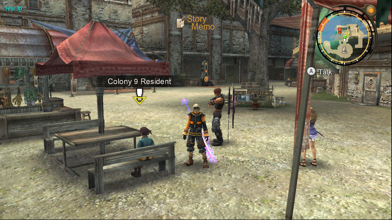 Colony 9's market.
